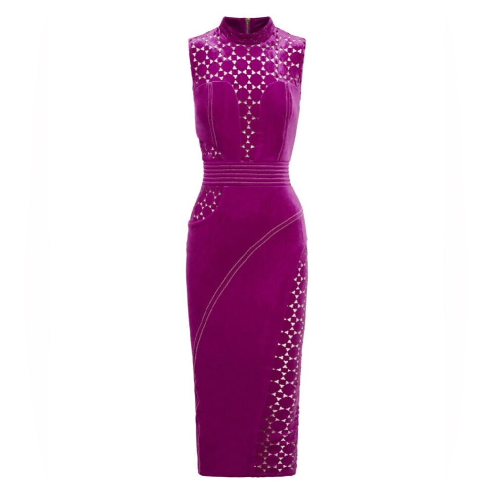 Zhivago Purple Midi Dress